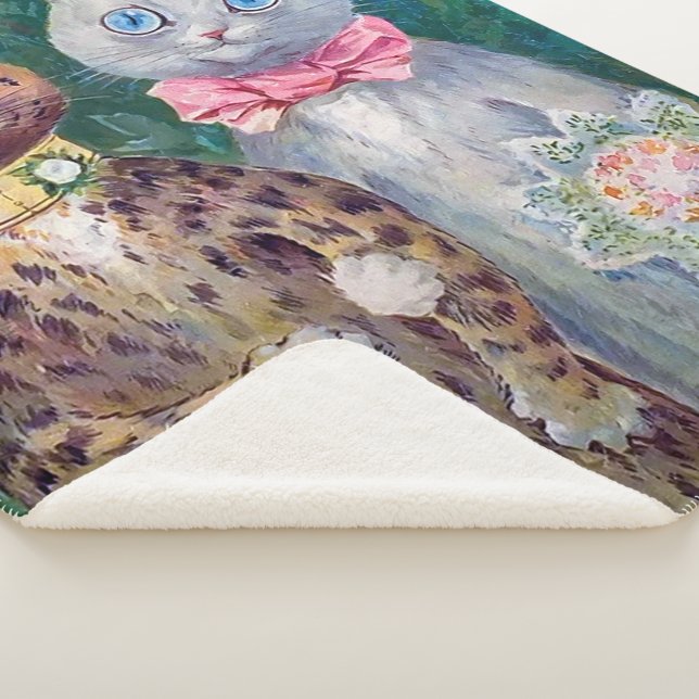 Ein glückliches Paar | Louis Wain | Sherpadecke (3/4)