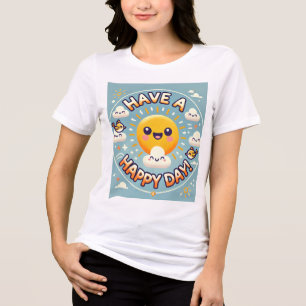 ein glückliches Shirt