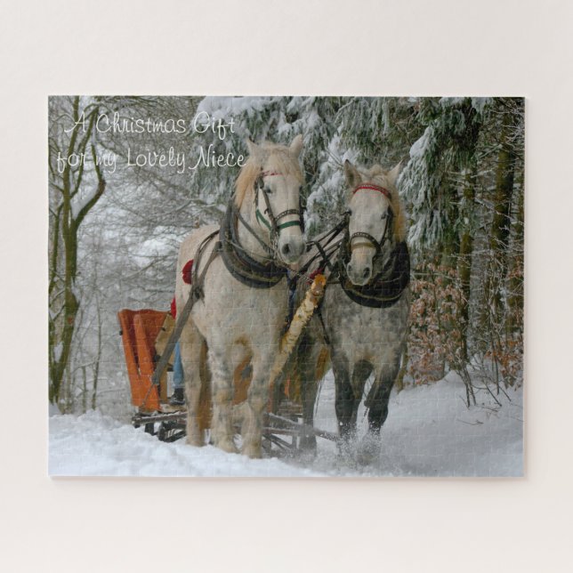 Ein glückliches Weihnachtsgeschenk für mein Nichte (Horizontal)