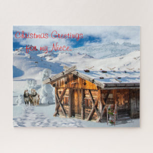 Ein glückliches Weihnachtsgeschenk für meine Nicht