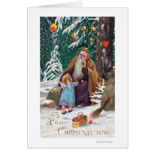 Ein glückliches Weihnachtszeit-Vater-Weihnachten