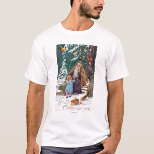 Ein glückliches Weihnachtszeit-Vater-Weihnachten T-Shirt