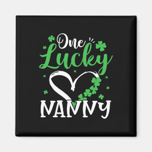 Ein Glücks-Kindermädchen St Patricks Day Irisches Magnet
