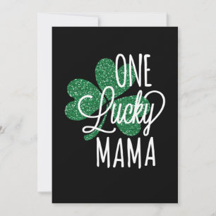 Ein Glücksmama-T-Shirt Vintage St. Patricks Day Save The Date