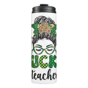 Ein Glückspilz-Lehrer - St. Patrick's Day  Thermosbecher