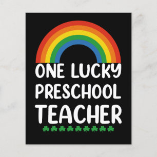 Ein Glückspilz Vorschullehrer St. Patrick's Day