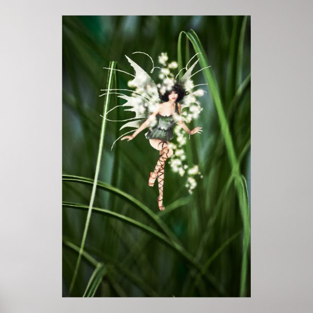Ein Glühen im Gartenposter Poster (Vorne)
