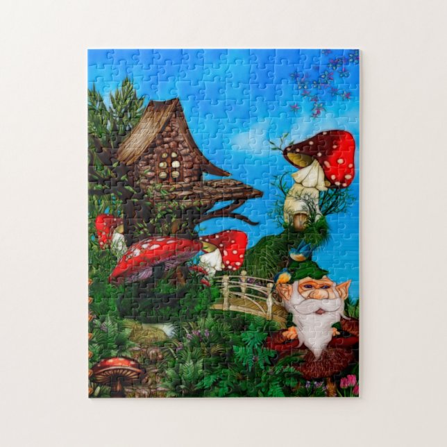 Ein Gnome für meine Garden Fantasy Art (Vertikal)