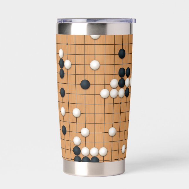 Ein Go-Spiel Thermobecher (Links)