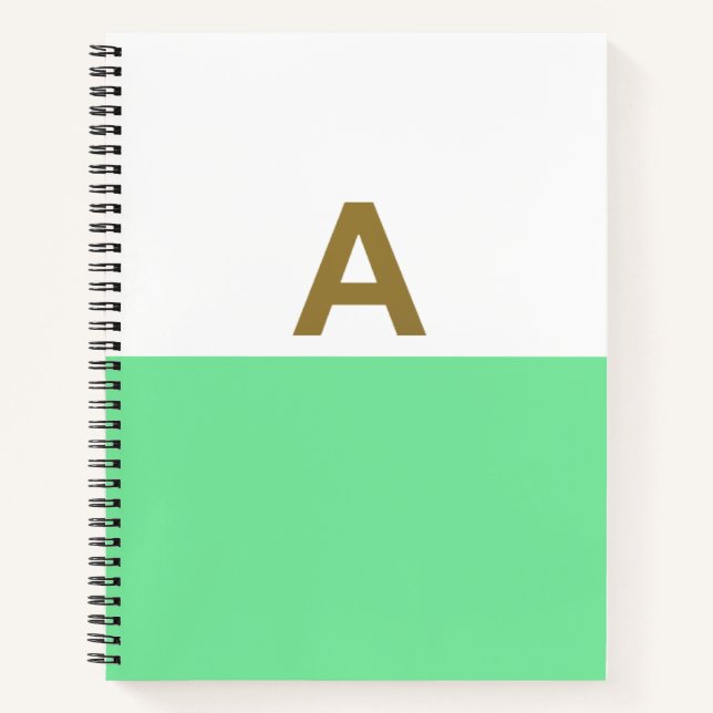 Ein Gold-ErstNotebook Notizbuch (Vorderseite)