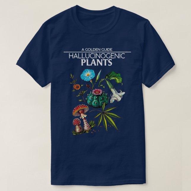 Ein goldener Führer Halluzinogene Pflanze (2) T-Shirt (Design vorne)