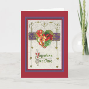 ein goldenes Herz, Narzisse, Deko Valentine Gruß Feiertagskarte