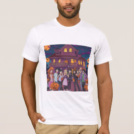 Ein gotisches Halloween-Party T-Shirt