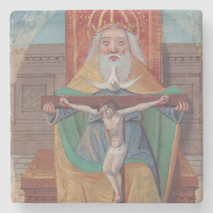 Ein Gott Heilige Dreifaltigkeit in Ruhm Steinuntersetzer