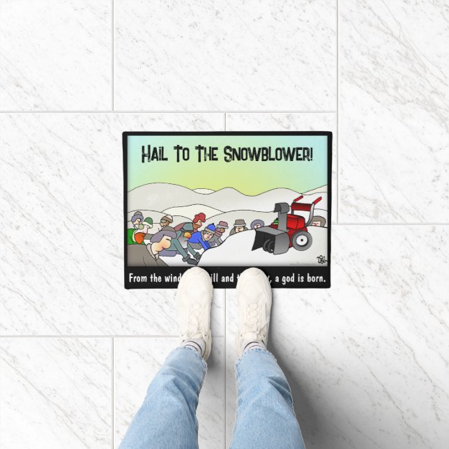 Ein Gott ist eine Geborene Türmchen Fußmatte (Indoor)