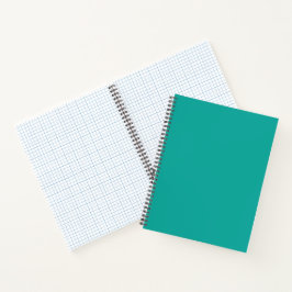 Ein Gradientenhintergrund, der Blau in Grün mischt Notizbuch
