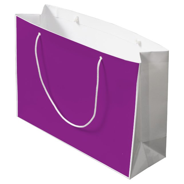 Ein Gradientenhintergrund, der Rosa- und Große Geschenktüte (Rückseite Schrägansicht)