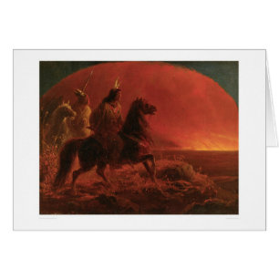 Ein Grasland-Feuer (1868A) fliehen