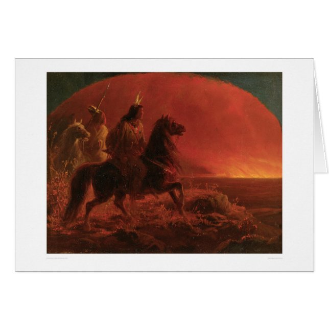 Ein Grasland-Feuer (1868A) fliehen (Vorderseite (Horizontal))