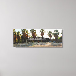 EIN GREETING VON PALMSPRINGS LEINWANDDRUCK