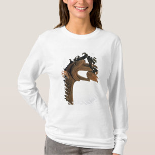 Ein Greif, der ein Rotwild in seinem Schnabel häl T-Shirt