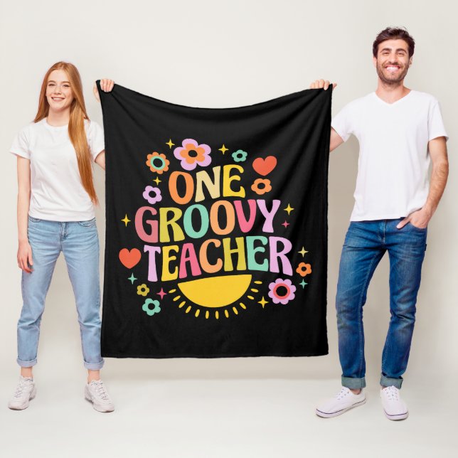 Ein groovy Lehrer Fleecedecke (Beispiel)