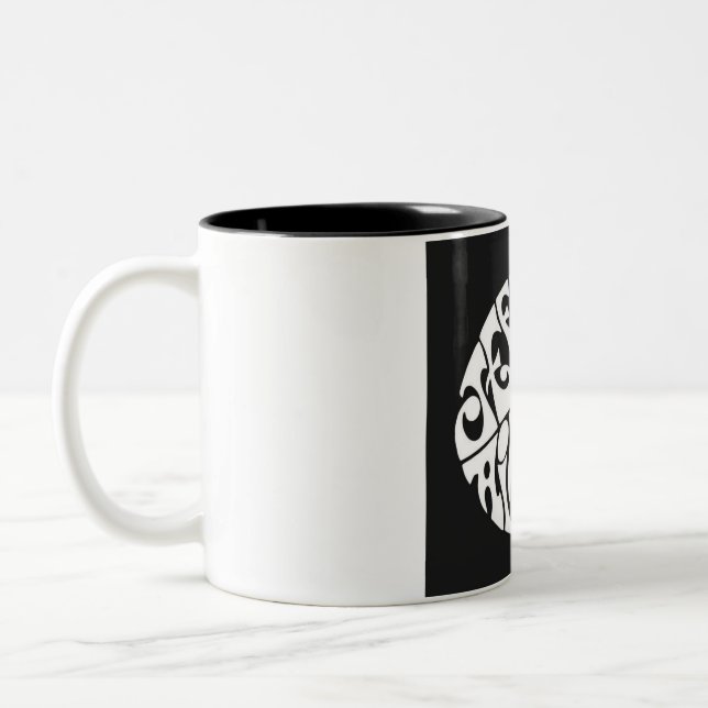 Ein Groovy Rock und Roll 60er Inspiriert Tasse (Links)