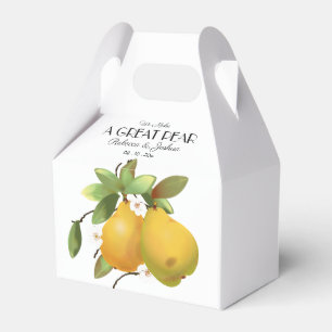 Ein großartiges Birn-Hochzeitsgeschenk Geschenkschachtel