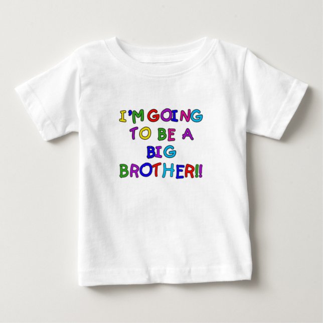 Ein großer Bruder Baby T-shirt (Vorderseite)