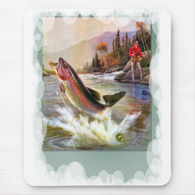 Ein großer Fang Mousepad (Vorne)