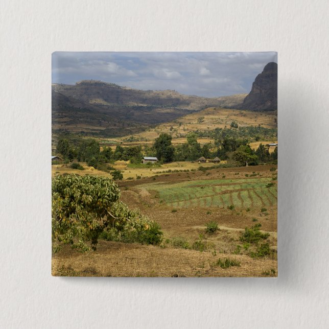 Ein großer landschaftlicher Ausblick auf einen gro Button (Vorderseite)