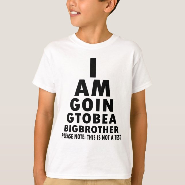 Ein großer T - Shirt der Bruderaugenkarte (Vorderseite)