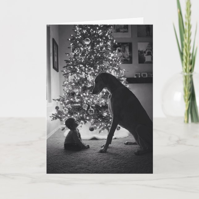 Ein großer Welpe für Weihnachten (Vorderseite)