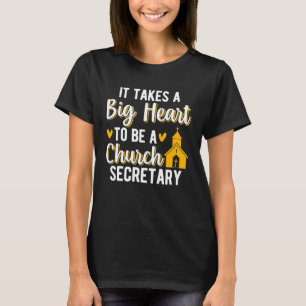 Ein großes Herz, ein Kirchengeheimnis zu sein T-Shirt