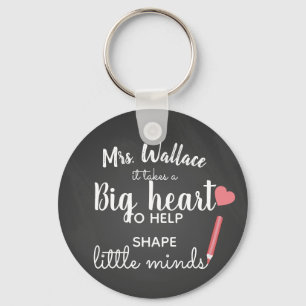 ein großes Herz, um den kleinen Geistern die Lehre Schlüsselanhänger