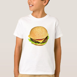 Ein großes Juicy-Cheeseburger-Foto T-Shirt