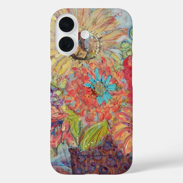 Ein großes Leben nach Lydias Art Sangria iPhone 16 Hülle (Rückseite)