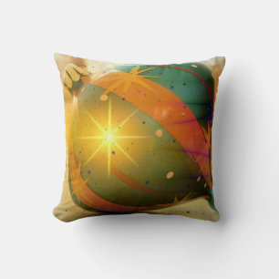Ein großes, schlichtes Weihnachtsgeschenk Kissen