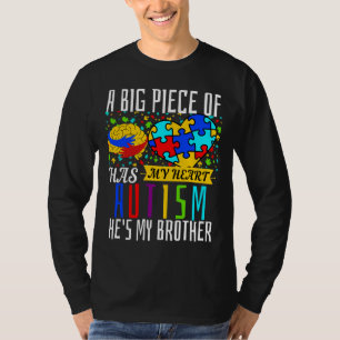 Ein großes Stück meines Herzens hat Autismus, er i T-Shirt