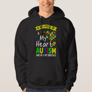 Ein großes Stück meines Herzens hat Autismus und e Hoodie