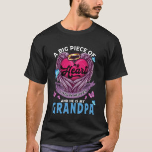 Ein großes Stück meines Herzens lebt im Himmel, er T-Shirt