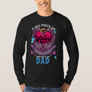 Ein großes Stück meines Herzens lebt im Himmel, er T-Shirt