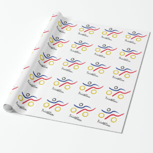 Ein großes Triathlongeschenk für Ihren Freund od Geschenkpapier