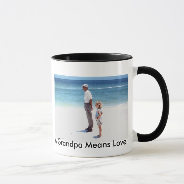 Ein Großvater bedeutet Liebe Tasse (Rechts)