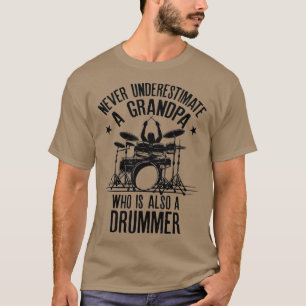 Ein Großvater, der auch ein trommlerisches Funny Z T-Shirt
