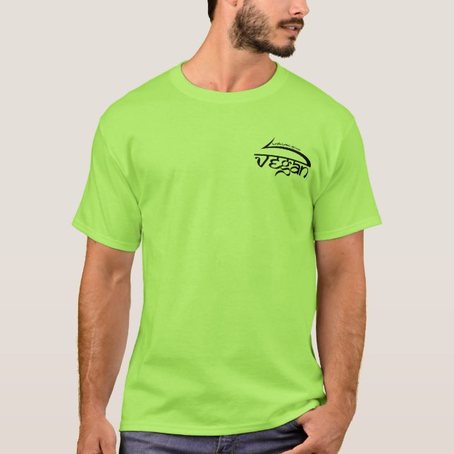 ein Grund, vegan zu gehen T-Shirt (Vorderseite)