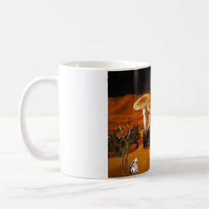 Ein grüner, atmender Planet Kaffeetasse