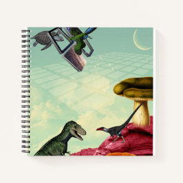 Ein grüner, atmender Planet Notizbuch