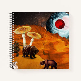 Ein grüner, atmender Planet Notizbuch
