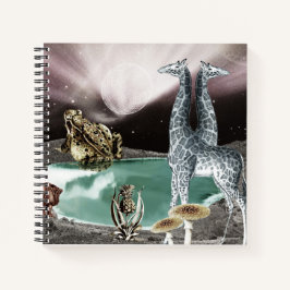 Ein grüner, atmender Planet Notizbuch